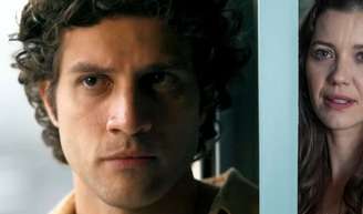 Pedro (Chay Suede) é salvo por voz de Francesca (Nathalia Dill) na novela 'Quem ama cuida'.
