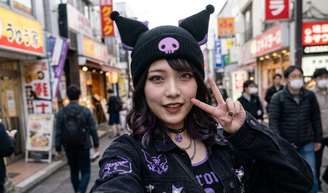 Os novos tênis da Converse envernizados na cor 'Kuromi' são supernostálgicos para quem viveu a fase emo nos anos 2000, com um toque romântico da Hello Kitty.