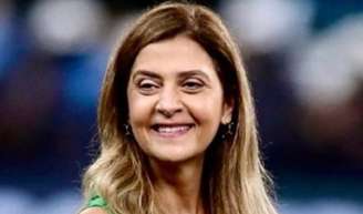 Leila Pereira comemorou a classificação do Palmeiras.