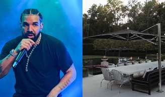 Drake, aos 40 anos, vive em um refúgio luxuoso de mais de R$ 500 milhões no Canadá: veja fotos da mansão do cantor.