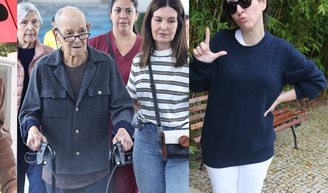 2º turno das eleições 2026: Fátima Bernardes leva o pai de 90 anos e a mãe de 88 para votar; Tatá Werneck, de 'Quem Ama Cuida', Djavan e Thaila Ayala enfrentam chuva. Fotos!.