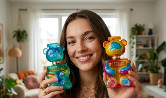 Lançada em 1983, Moschino aposta em Toy 2 Gummy e Yummy, novas fragrâncias femininas com frascos tie-dye únicos e inspiração em doces: lançamento de perfumes chega ao Brasil em parceria com a Fini.