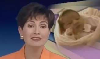 Em 1998, Fátima Bernardes anunciou o nascimento de Sasha Meneghel no 'Jornal Nacional': 'Foram nove meses de muita ansiedade. Lágrimas, sorrisos e aquela imensa expectativa'.