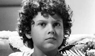 O ator e diretor Selton Mello, nascido em 30 de dezembro de 1972, ainda criança na novela Corpo a Corpo.