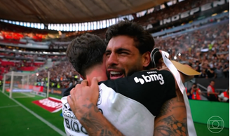 Yuri Alberto comemora título do Corinthians