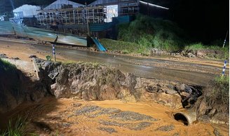 Vazamento de lama em mina da Vale causou impactos na área urbana de Congonhas, em Minas Gerais