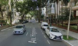 Foto mostra trecho da Avenida Higienópolis, no centro de São Paulo