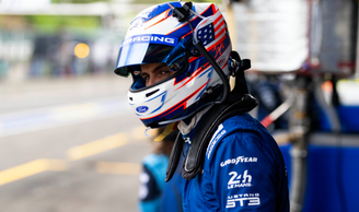 Logan Sargeant durante a atual temporada do Mundial de Endurance (WEC)