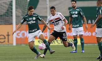 No jogo do primeiro turno, São Paulo bateu o Palmeiras por 2 a 0 (Foto: Cesar Greco/Palmeiras)