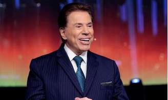 Silvio Santos durante seu programa no SBT