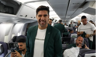 Palmeiras, do técnico Abel Ferreira, embarcou para os EUA na última sexta-feira, 09