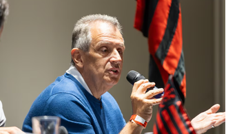 Bap, presidente do Flamengo, entrou em rota de colisão com o Palmeiras em relação à Libra