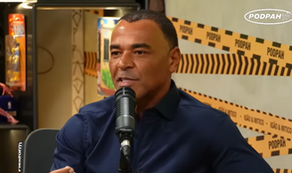 Cafu em participação em podcast