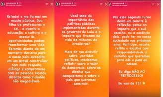 Atriz Isis Valverde quebra silêncio nas redes sociais e surpreende ao revelar voto no segundo turno da eleição presidencial