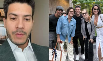Arthur Aguiar afasta críticas por foto sorrindo após o enterro de Lua Blanco: 'Como ela gostaria'