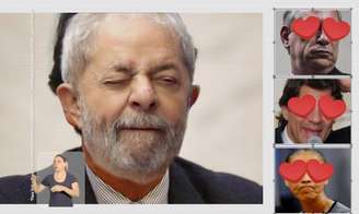 Jair Bolsonaro se transformando no rosto do ex-presidente Lula.