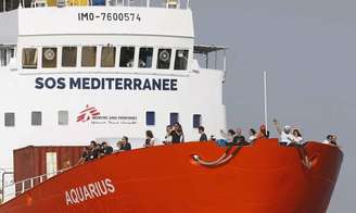O Aquarius é o último navio civil que mantém operações de resgate no Mediterrâneo
