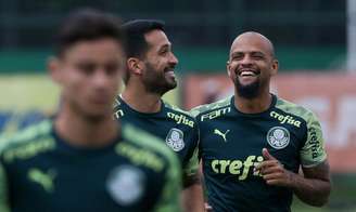 Em papo no Instagram, Felipe Melo lembrou de ex-colega para provocar Corinthians (Agência Palmeiras/Divulgação)