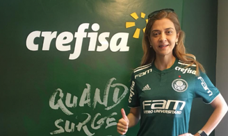 A presidente do Palmeiras, Leila Pereira, usou as redes sociais para falar com o torcedor (Reprodução / Instagram)