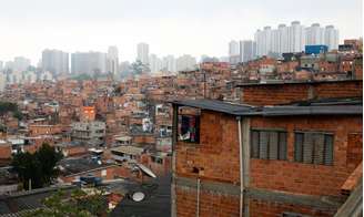 A favela Paraisópolis, em São Paulo