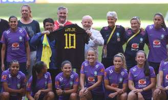 Lula e Ana Moser se despedem de seleção antes da Copa Feminina