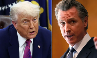 Donald Trump atacou o governador da Califórnia