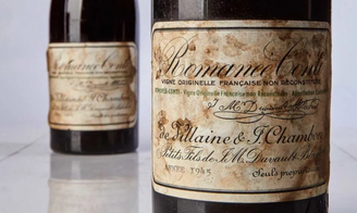 Garrafa de vinho francês de 1945 é vendida por R$ 4,2 milhões e bate recorde histórico em leilão