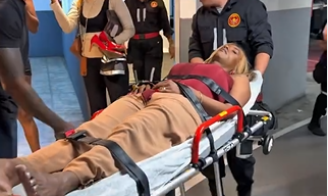 A vereadora Benny Briolly foi atendida por uma ambulância 