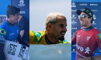 Primeiro dia do Vivo Rio Pro, em Saquarema, foi de emoções opostas para o Brasil