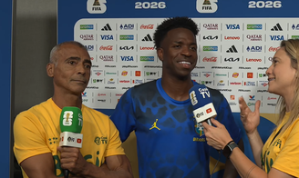 Vini Jr dá pista sobre lesão de Raphinha e evitar falar em dedicatória após gol contra o Haiti: 'Para as pessoas especiais'