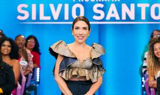 Programa Silvio Santos com Patrícia Abrvanel (Imagem: Reprodução/SBT)