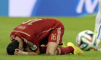 <p>A derrota espanhola foi lamentada por uns e comemorada outros na web </p>