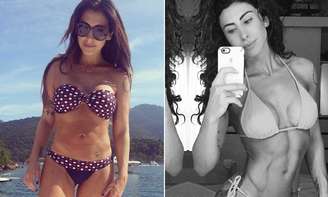 <p>Um ano após o nascimento do seu primeiro filho, Jaque Khury exibe corpo definido</p>