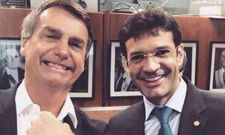 Bolsonaro e Marcelo Álvaro Antônio