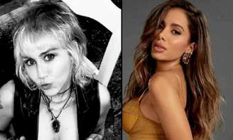 Fotos: Reprodução | Instagram | @mileycyrus | @anitta