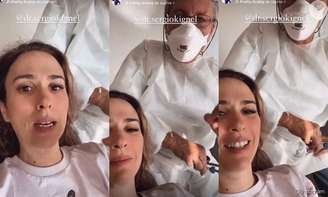 Tatá surpreendeu seus fãs ao aparecer nos stories do Instagram no consultório de um dentista