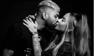 Rafaella Santos e Gabigol 
