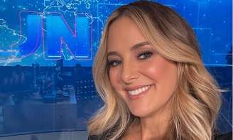 Ticiane Pinheiro em visita ao estúdio do 'Jornal Nacional' no Rio: cada vez mais perto de assinar com a Globo