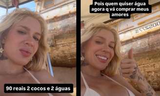 Karoline Lima está em Noronha