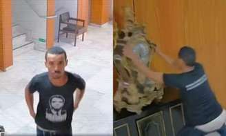 Antônio Cláudio Alves Ferreira foi flagrado por câmeras de segurança do Planalto