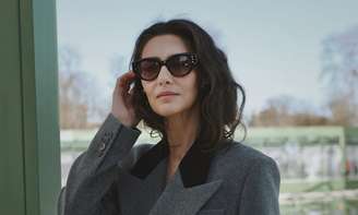 Maria Fernanda Cândido no desfile da Dior 