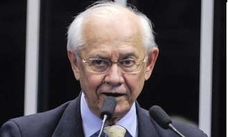 O jornalista João Monteiro de Barros Filho em sessão especial do Senado em homenagem à Rede Vida, em 2015