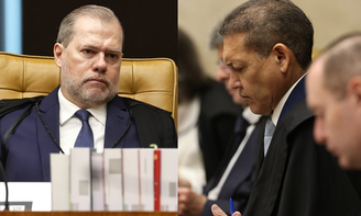 Montagem com fotos dos ministros Dias Toffoli e Kassio Nunes Marques