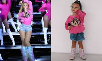 Helena pronta para o aniversário da irmã inspirada em Beyoncé —