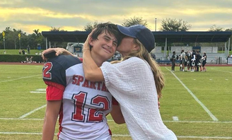 Gisele Bündchen publica foto com o filho Benjamin, de 14 anos 