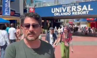 Marcos do Val está em Orlando e publicou vídeo em parque de diversão nesta sexta, 26