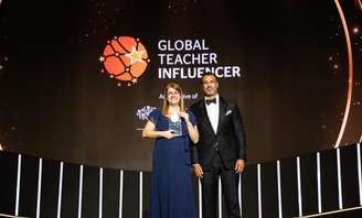 Prêmio 'Global Teacher Influencer of the Year' foi lançado neste ano para reconhecer professores excepcionais com influência além da sala de aula.