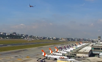 Aeronaves ficam separadas por 22 metros em Congonhas