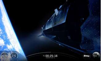 Imagens | Capturas de tela da transmissão ao vivo da SpaceX no X, SpaceX