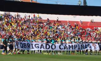 Jogadores portugueses agradeceram o apoio dos campineiros